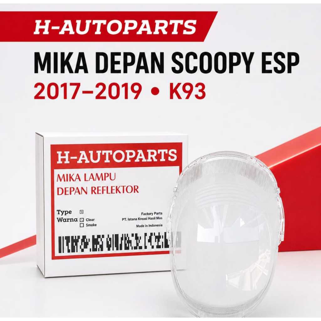 MIKA DEPAN REFLEKTOR SCOOPY ESP SCOPY 2017-2019
