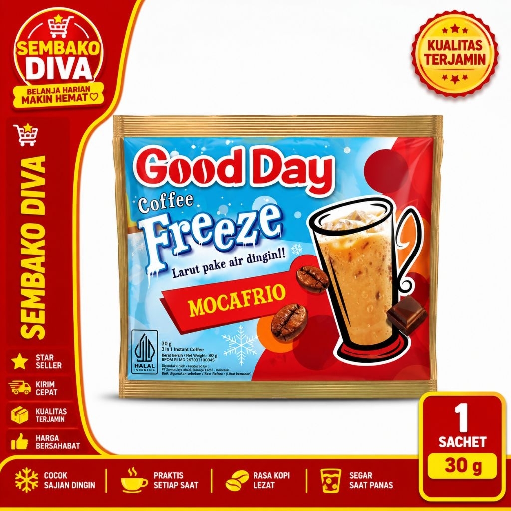 Good Day Freeze mocafrio 10 Sachet - Good Day Freeze