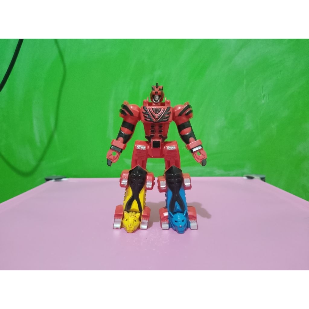 Figure POWER RANGERS JUNGLE FURY - JUNGLE PRIDE MEGAZORD - Murah Retro Vintage Rare Koleksi Mainan A