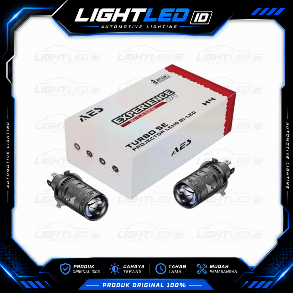 Mini Bi laser AES Turbo SE Experience H4 60 Watt Biled AES H4 Satuan