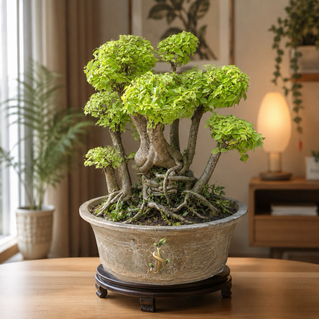 tanaman hias bonsai mini anting putri cantik sudah jadi tinggal perawatan