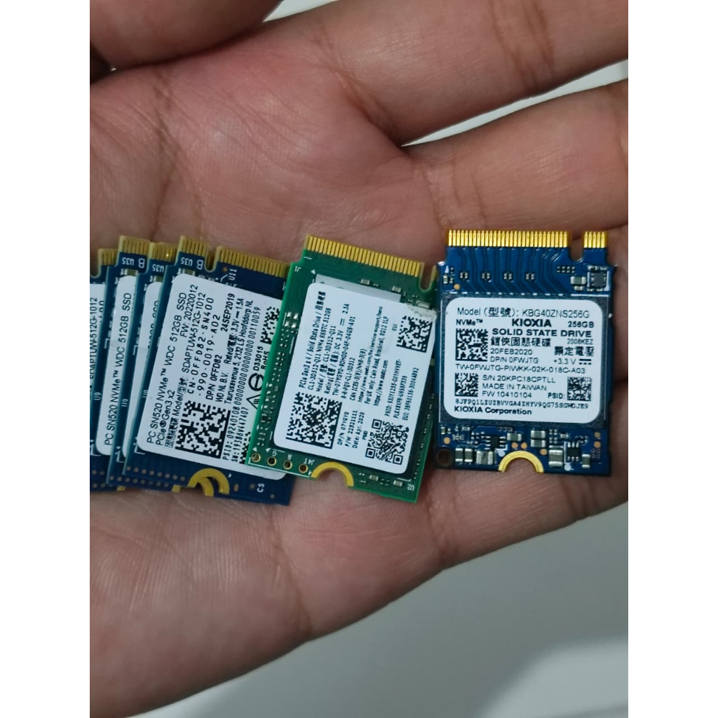 SSD NVME 2230 512GB & 256GB Second Copotan