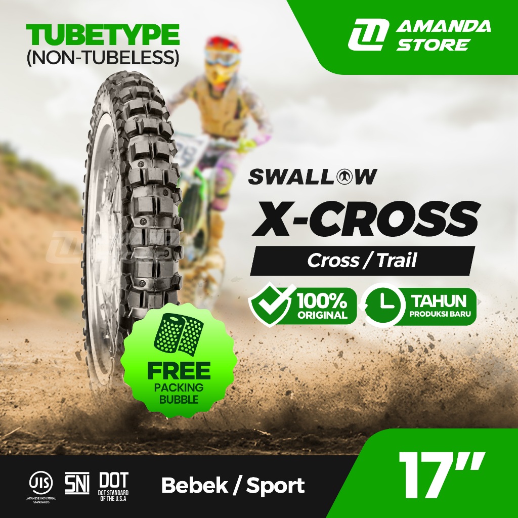 Ban CROSS/TRAIL Ring 17" Swallow X-CROSS