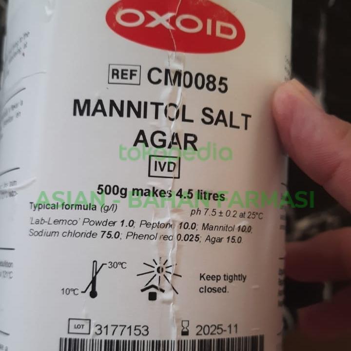 Manitol Salt Agar - MSA - OXOID ED panjang - 1 gram