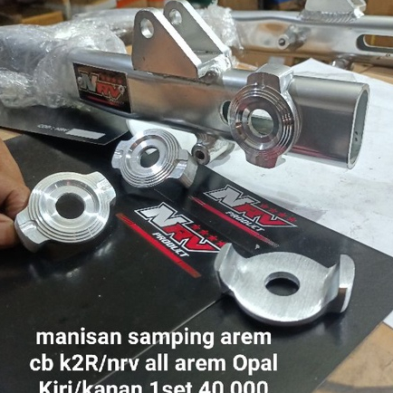 manisan samping swing arm almunium Opal 1set PNP cb arem k2R arem NRV