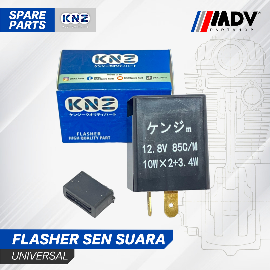 FLASHER SEN SUARA 12 V UNIVERSAL (KNZ)