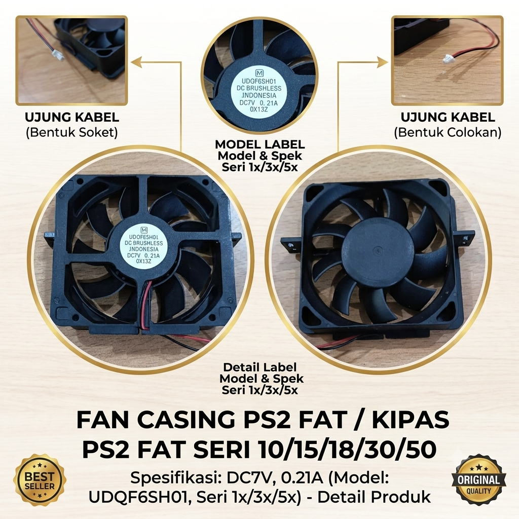 FAN CASING PS2 FAT / KIPAS PS2 FAT SERI 10/15/18/30/50