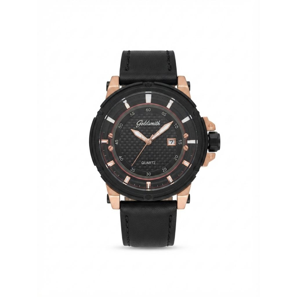 Goldsmith time gst-8076 lthr r/g