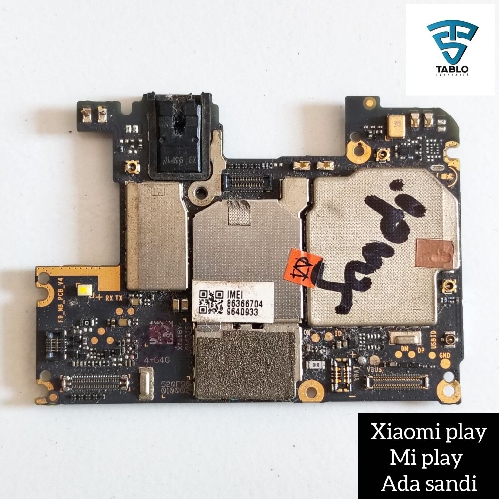 Mesin Xiaomi Play Mi play ram 4/64gb hidup ada sandi