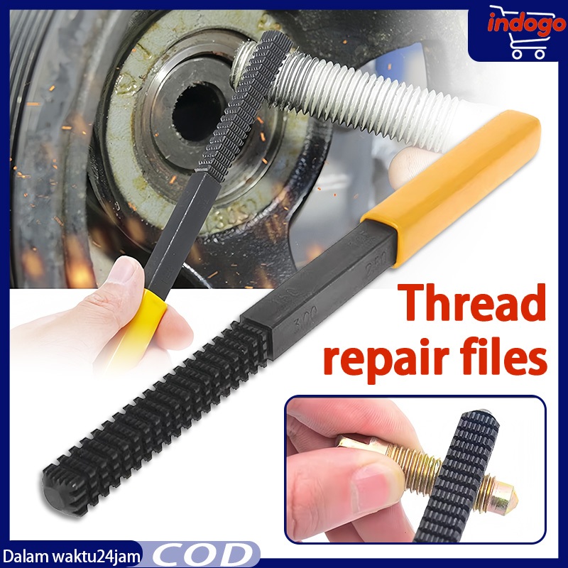 Kikir Drat Baut 8 In 1 Pengasah Ulir Baut Alat Repair Drat Rusak Universal Thread Restorer File Untu
