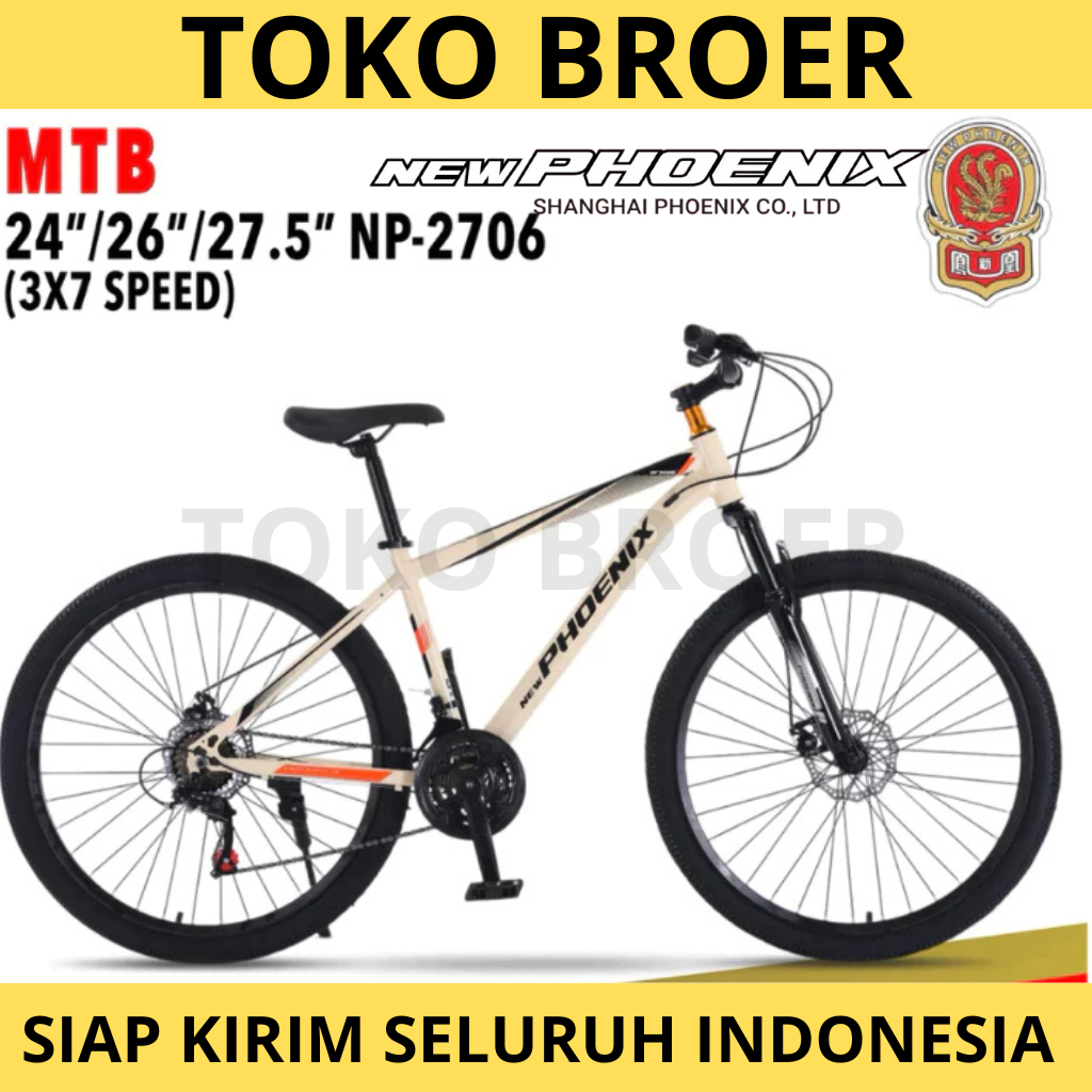 SEPEDA GUNUNG MTB 26 INCH PHOENIX 2706