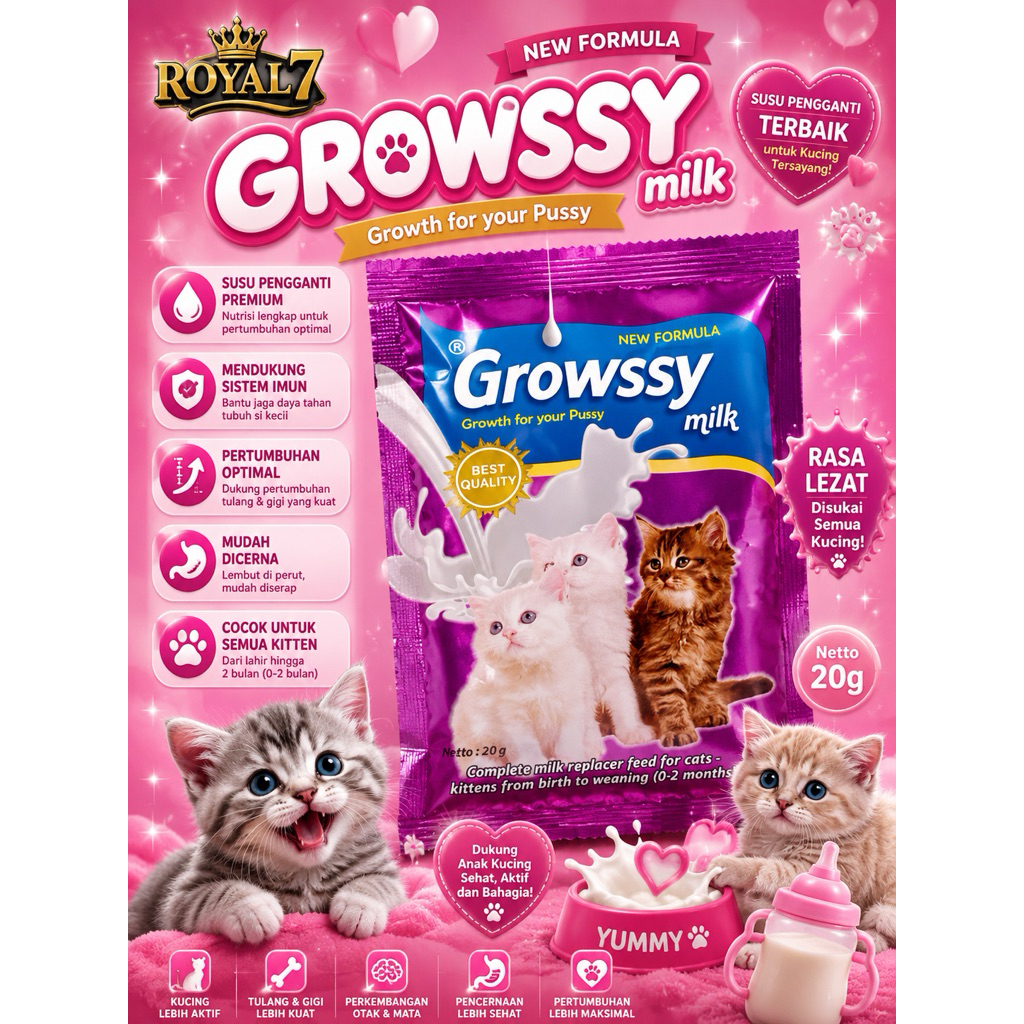 Dot Susu Kucing Silikon 60ml - Lembut, Ramah Lingkungan, Aman untuk Kucing