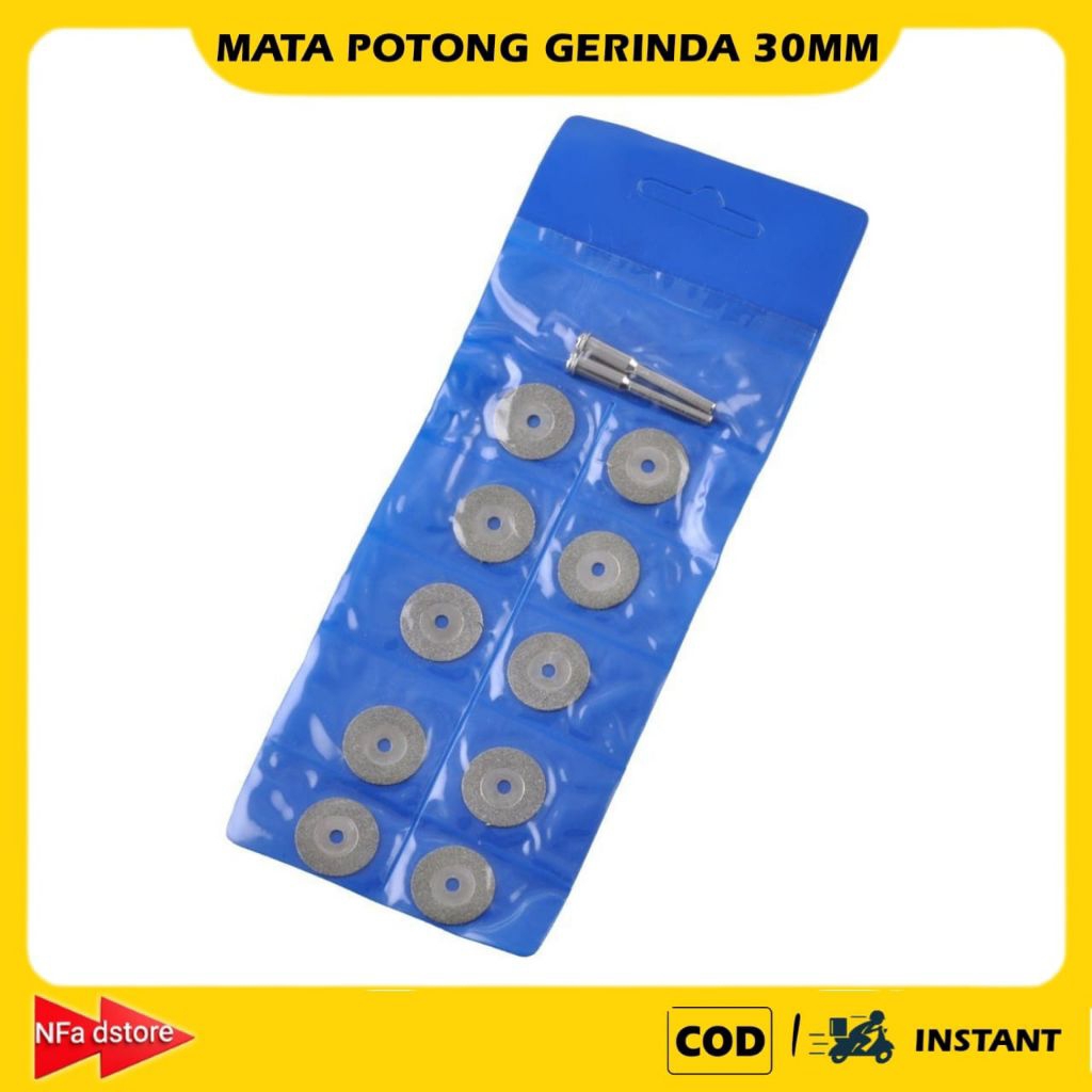 12Pc Mata Gerinda Potong Besi Mini Cutting Whel Bor Tuner Tuner Cuner