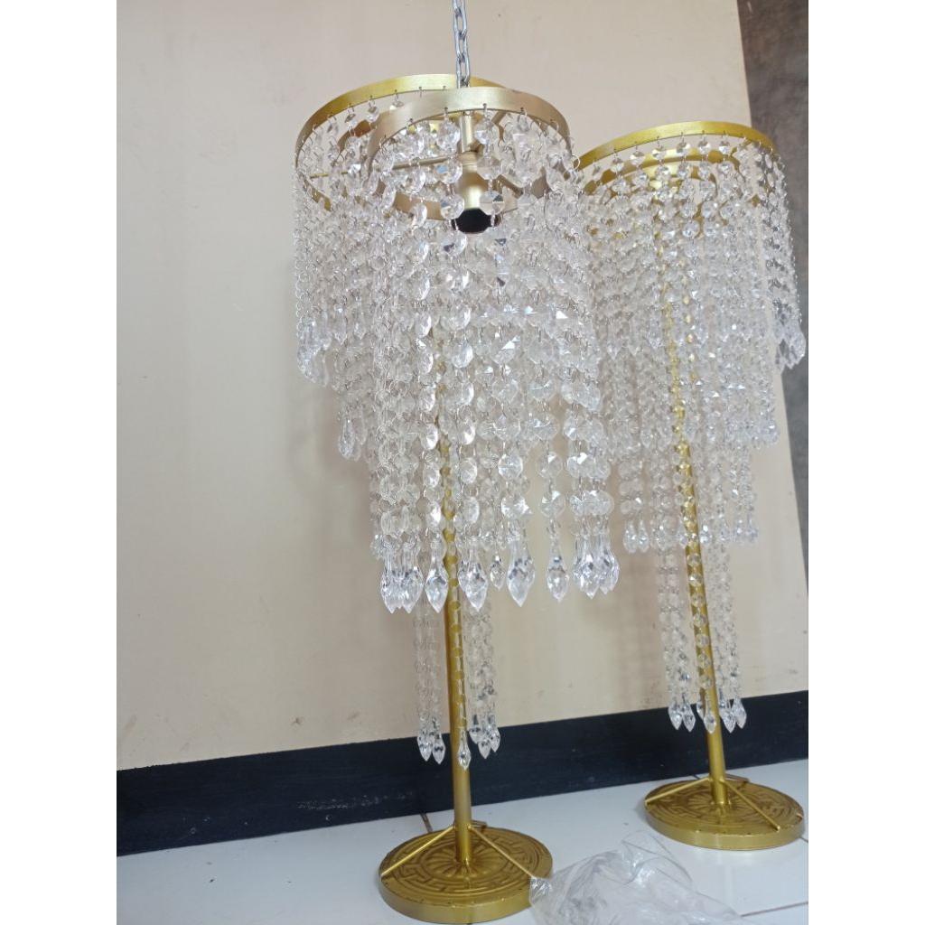 Lampu Gantung kristal akrilik Dekorasi 1sap 15x40