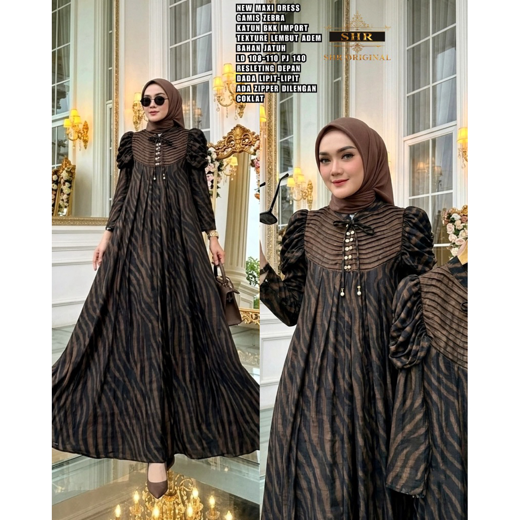 SHR DRESS ZEBRA ORI BY SHR