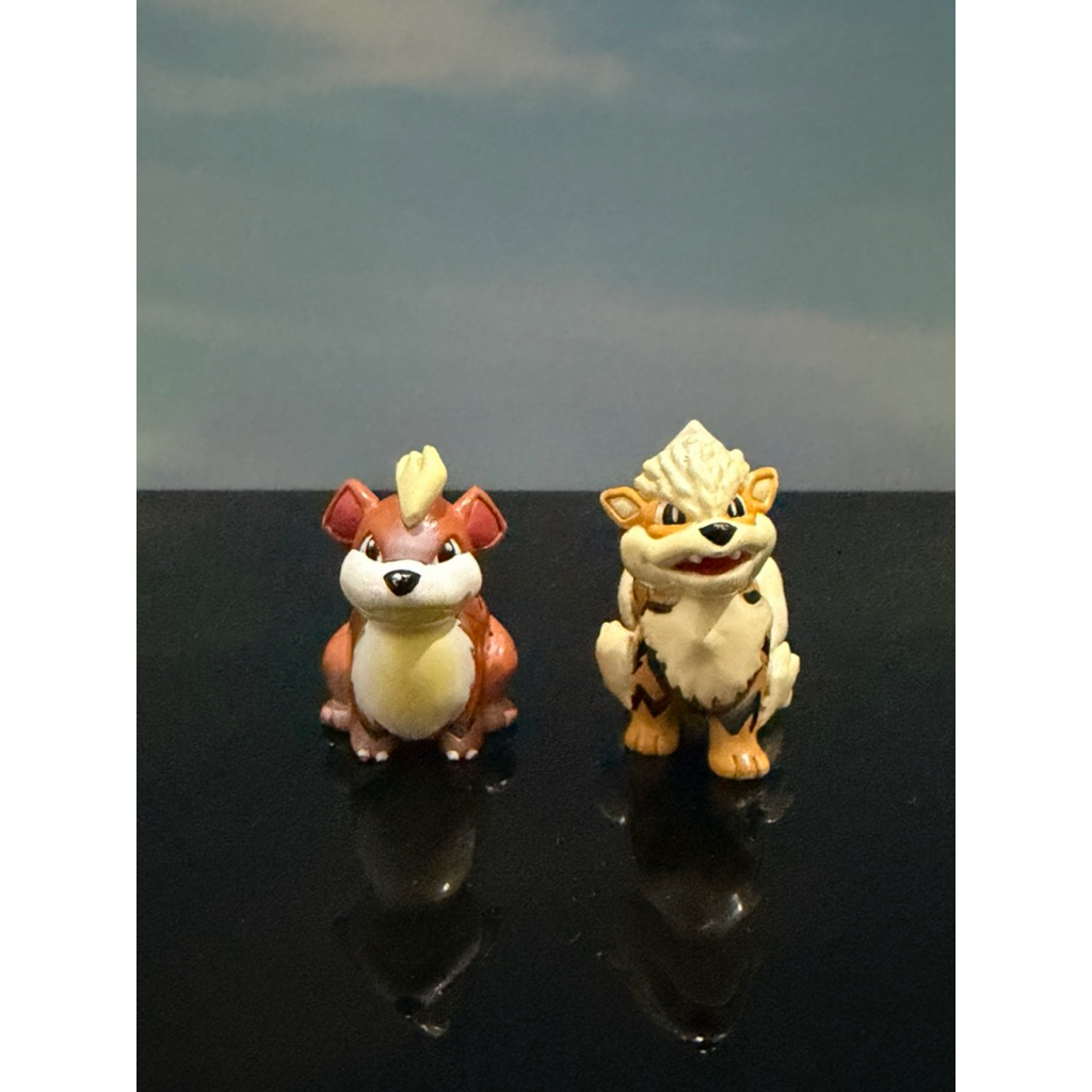 Figure Pokemon Takara Tomy Growlithe Arcanine per Set