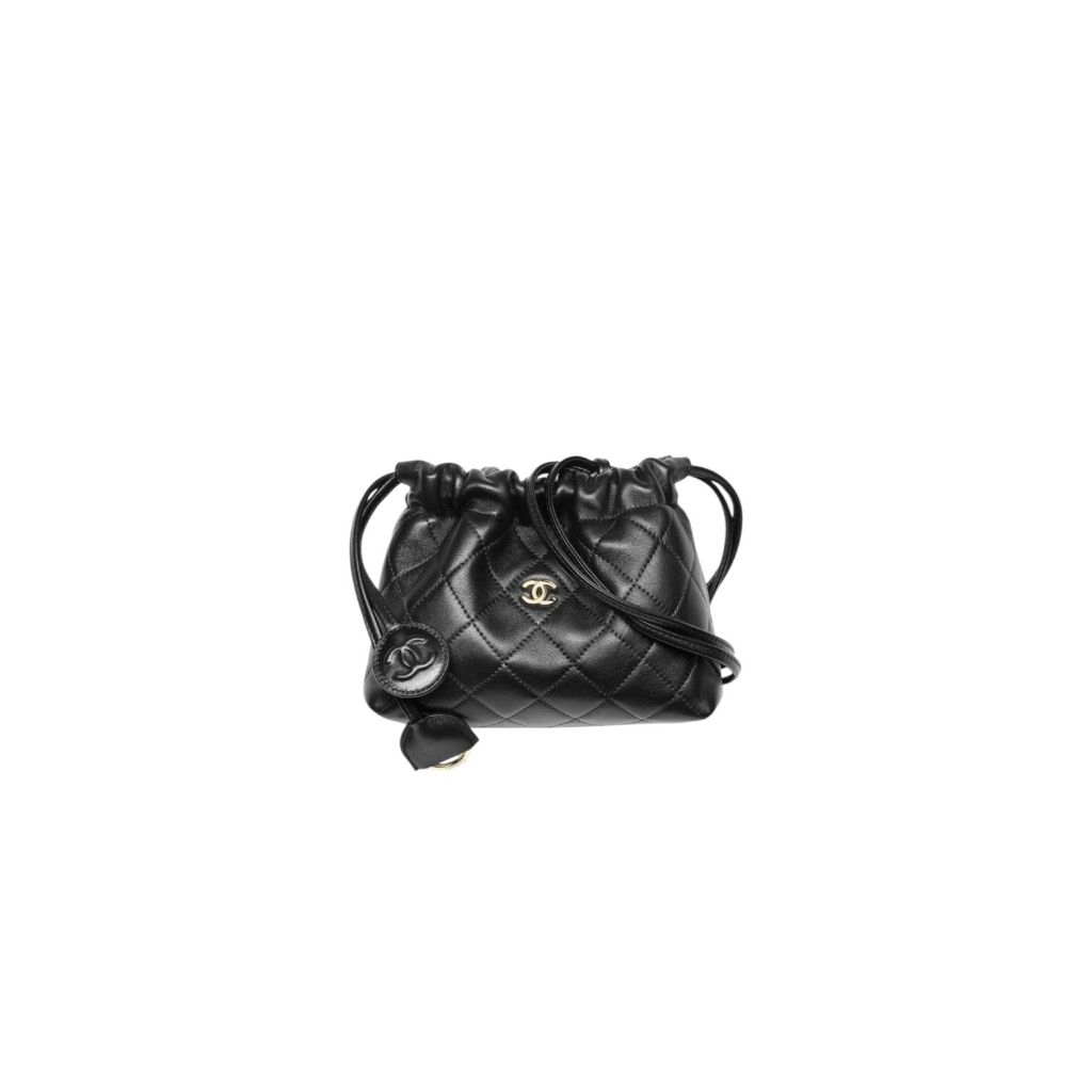 Tas Chanel Bucket Black