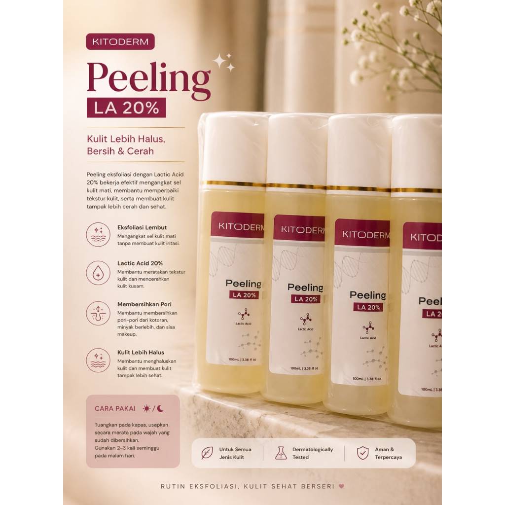 KITODERM PEELING LA20 BPOM