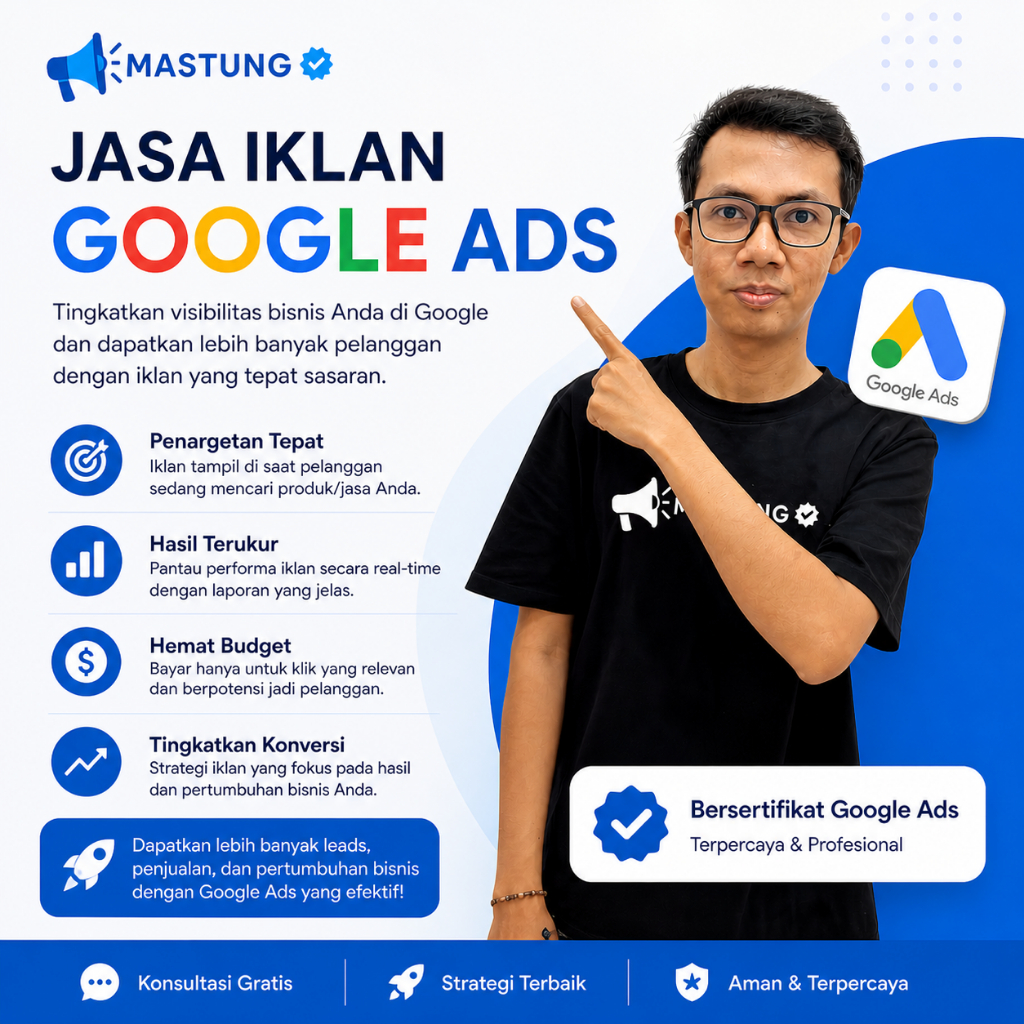 Jasa Pasang Iklan Google Ads Halaman 1 - SEO SEM Google Ads Website Toko Online Bisnis