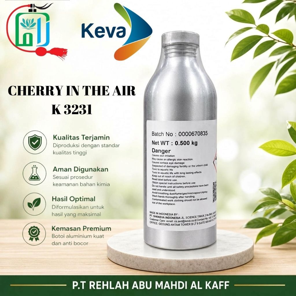 bibit parfum - ESC CHERRY K3231 | BY KEVA bibit parfum murni kemasan 500gr segel