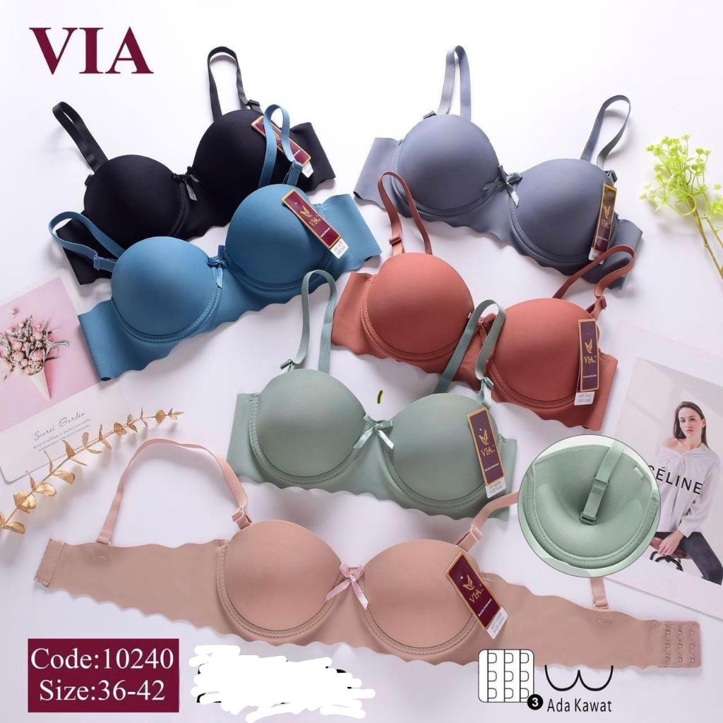 AK600 bra seamless kawat Bra fashion  cup A ukuran 34.36.38