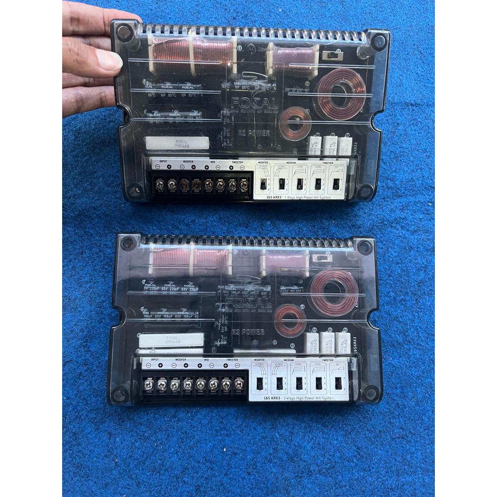 Crossover 3 way focal  K2 power car audio