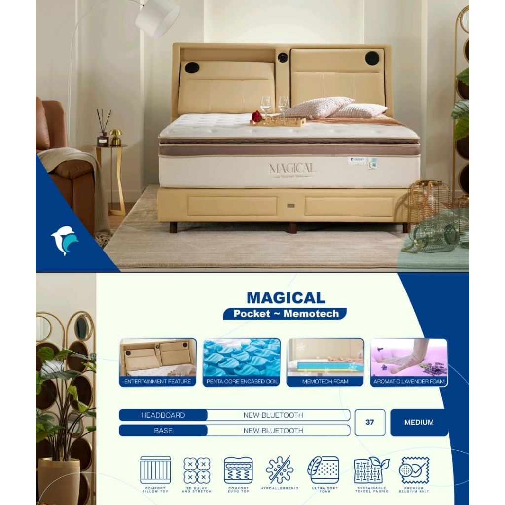 Springbed Ocean Magical | Kasur Matras Springbed Ocean Murah Palembang | Kaguu Project