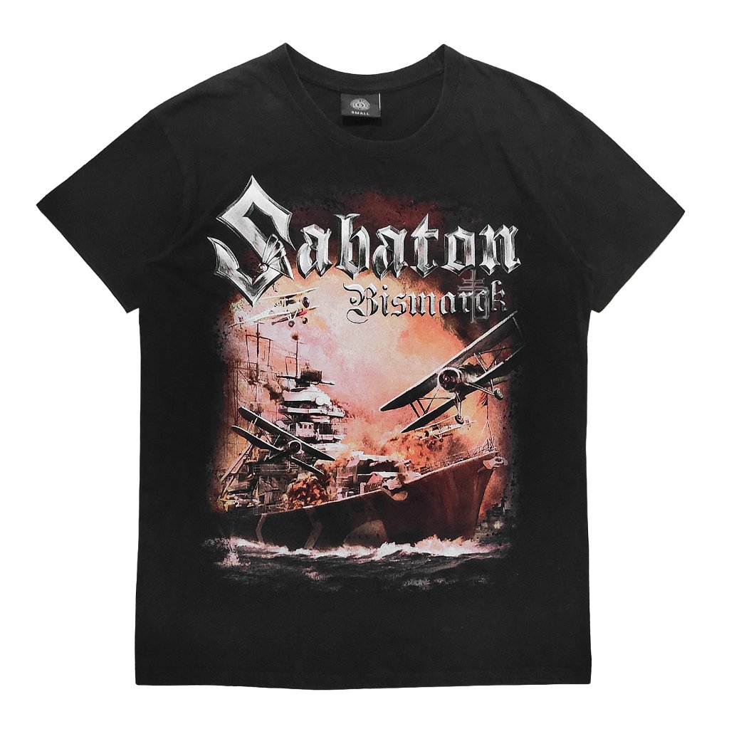 Sabaton Bismarck King of The Ocean Officail Merchandise Power Metal Kaos Band Tee