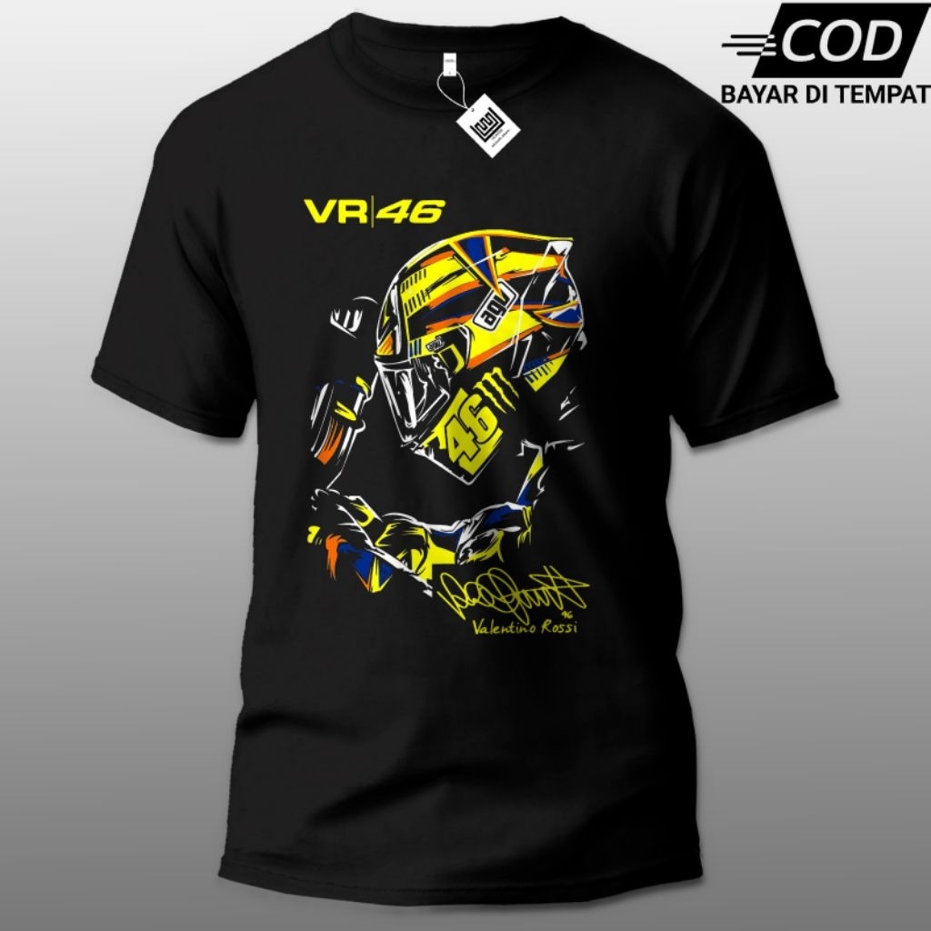 Kaos Motor Racing VR46 Baju Otomotif Moto GP