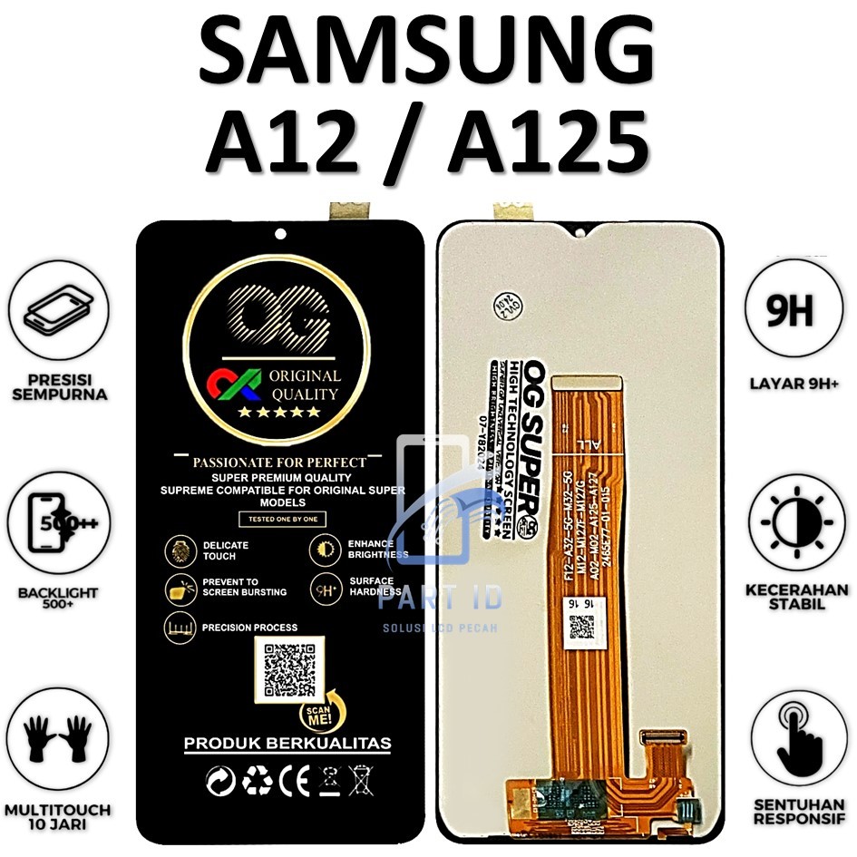 LCD TOUCHSCREEN SAMSUNG GALAXY A12 / A125 ORIGINAL