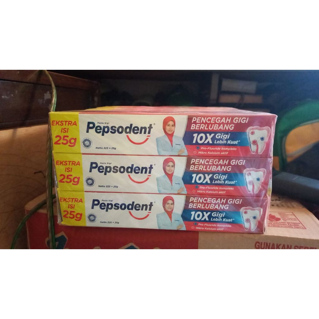 pepsodent 225gr+25gr