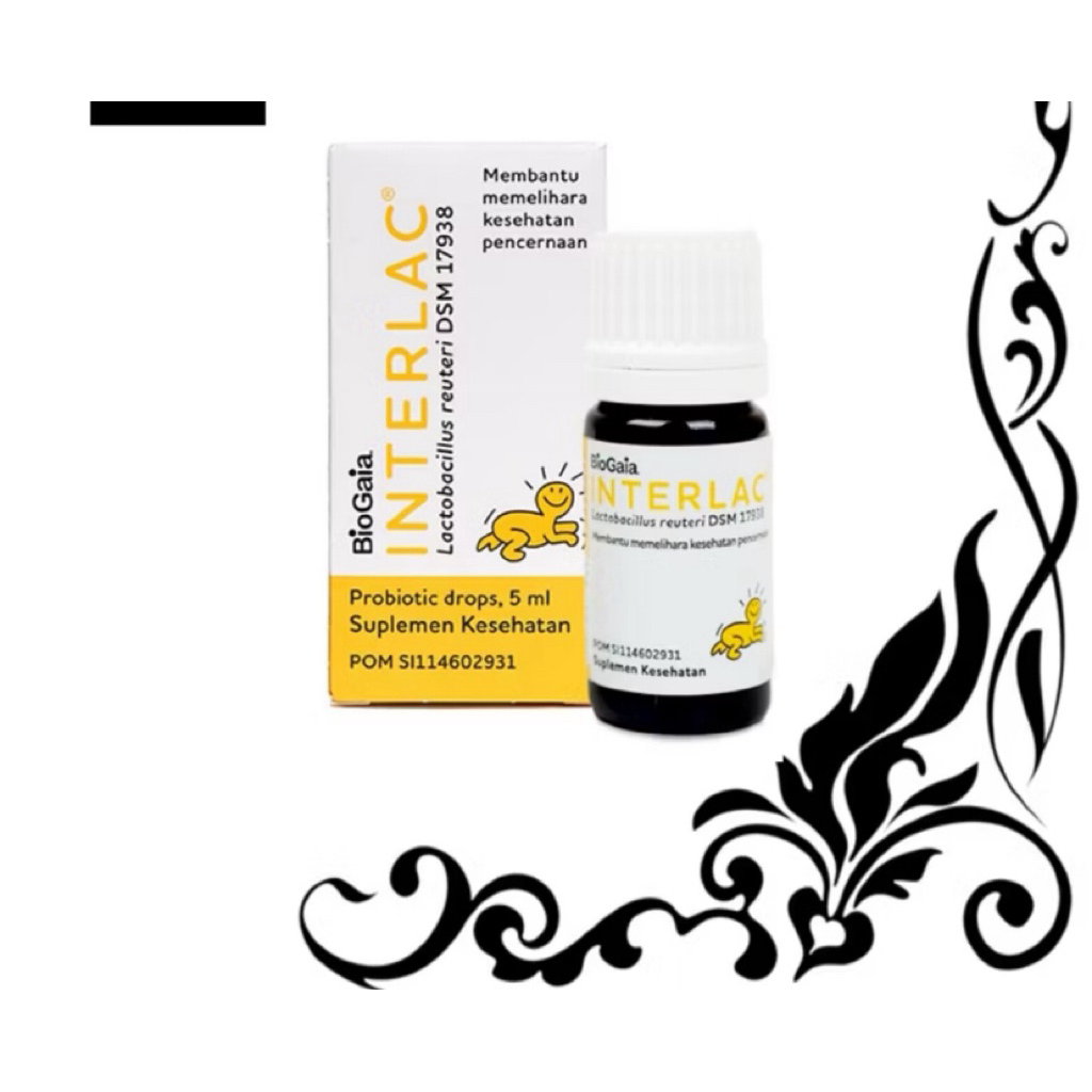 Interlac Drop 5ml Memperbaikin Pencernaan Bayi