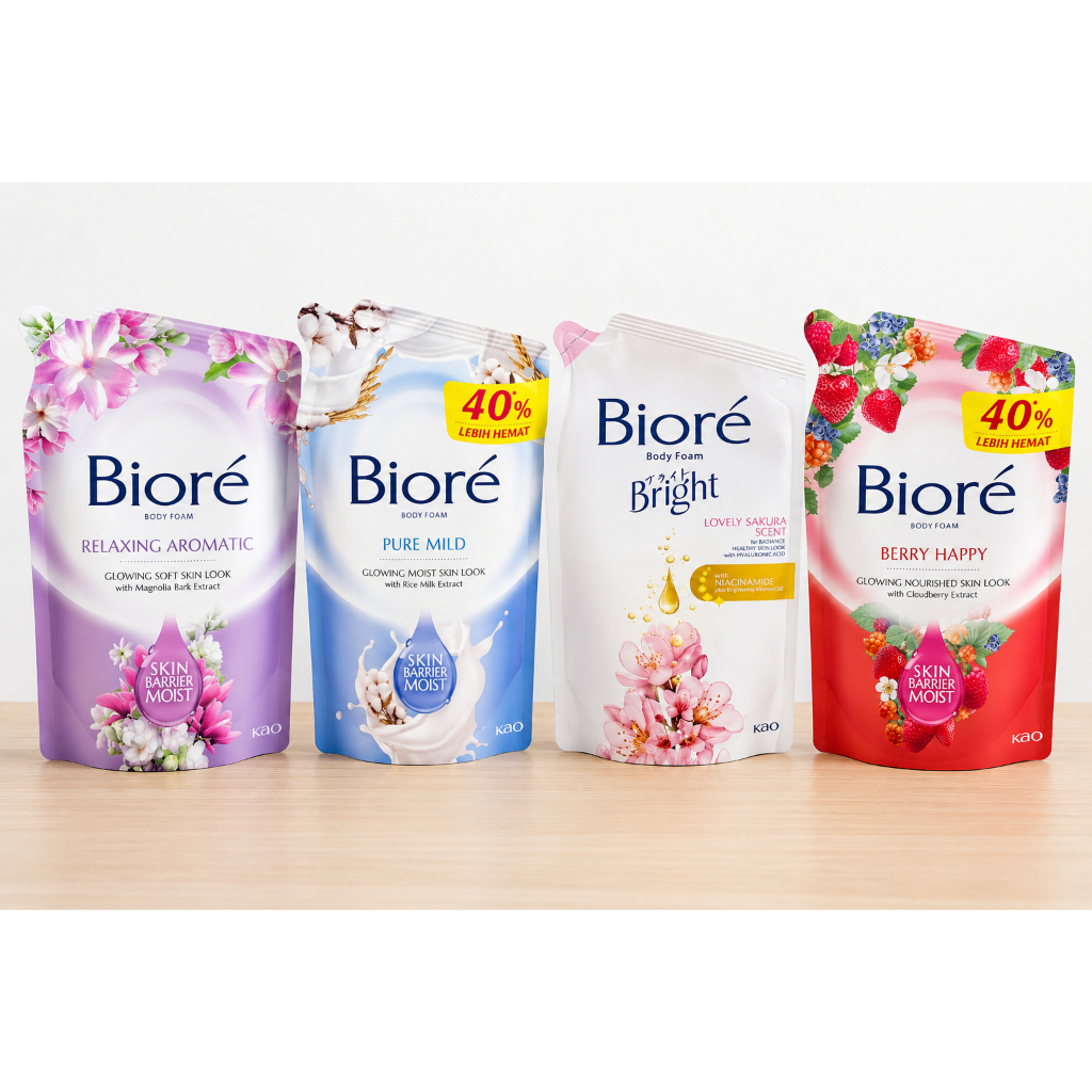 Sabun mandi biore refill 800 ml | sabun mandi cair | sabun mandi biore