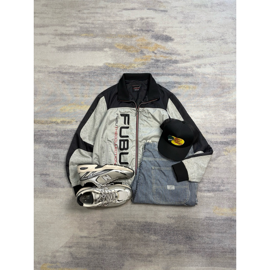 fubu tracktop jacket size M