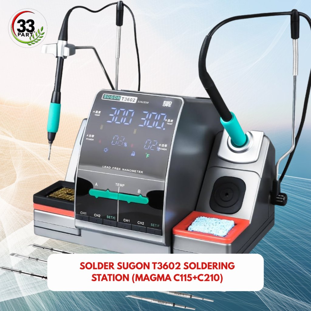 Solder Station SUGON T3602 Free Mata Solder C115 ATAU C210 Original / Solder Station Sugon T3602 / S