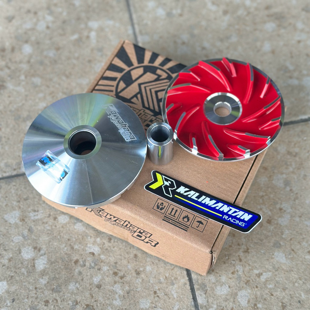 PULLY SET KIPAS / RUMAH ROLLER 13.8 KAWAHARA RACING BEAT FI / SCOOPY FI