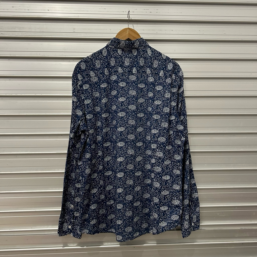 KEMEJA MASSIMO DUTTI MOTIF PRIA ORIGINAL