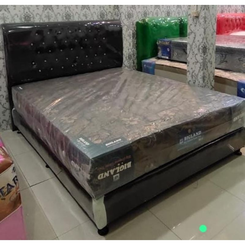 Kasur Springbed Bigland Satu Set Ukuran 120 / 160 / 180 x 200