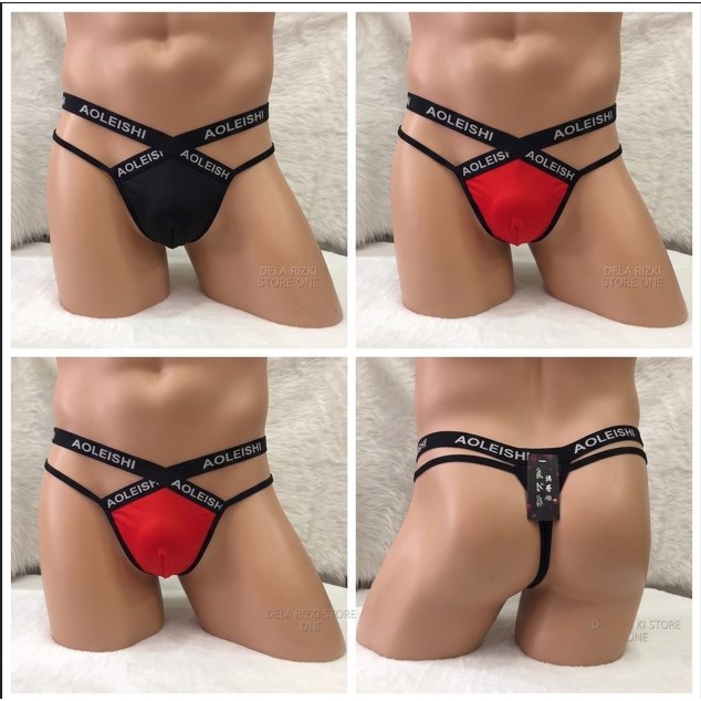 CELANA DALAM PRIA G STRING LOW WAIST T BACK JARING SILANG THONG PRIA MENS UNDERWEAR Y060
