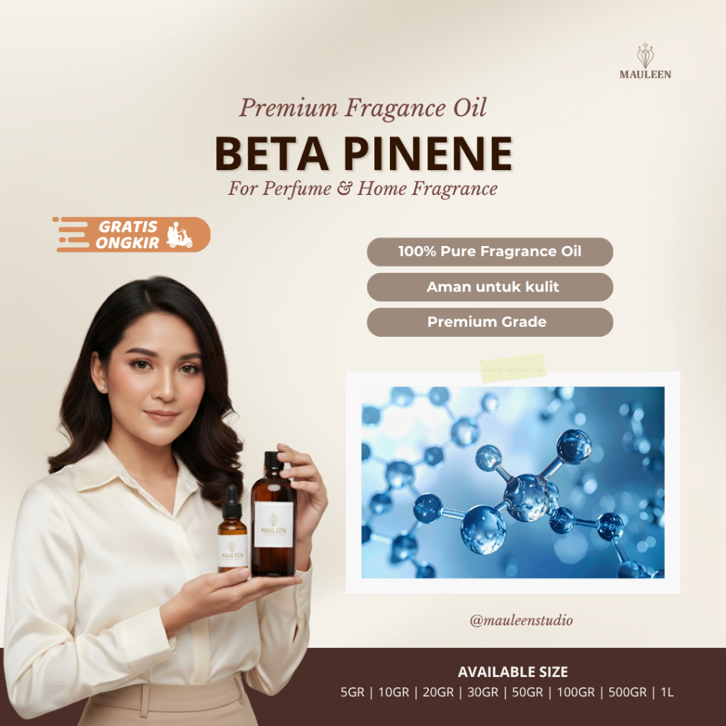 BETA PINENE - RAW MATERIAL - FRAGRANCE OIL BY MAULEEN STUDIO