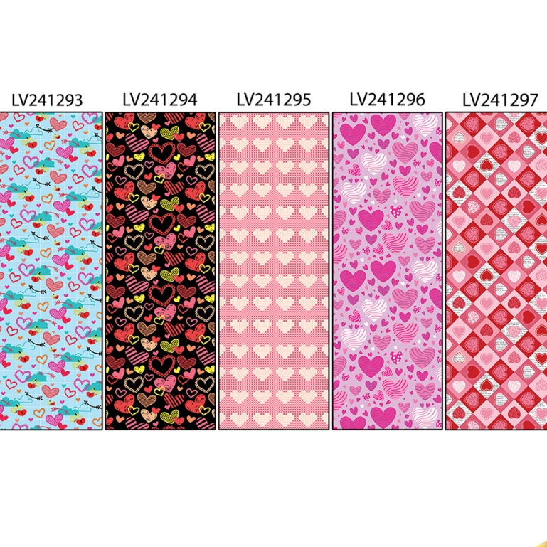 Kertas Kado Motif LOVE A/ kertas kado HATI/ kertas kado tebal cute /Kertas Kado Setara Sanwa Sansan 