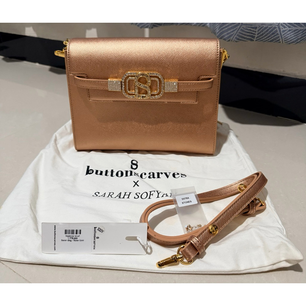 Preloved Bag Button Scarf