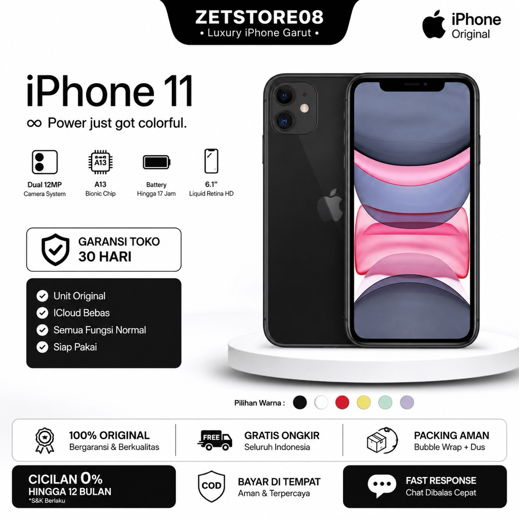 iphone 11 64GB second iBox