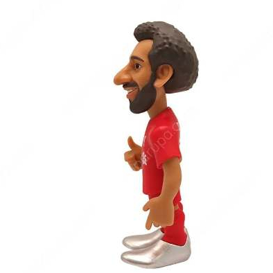 Minix Figure Mohamed Salah Liverpool 12 cm Figur Miniatur Karakter Mainan Koleksi Collectible Figure