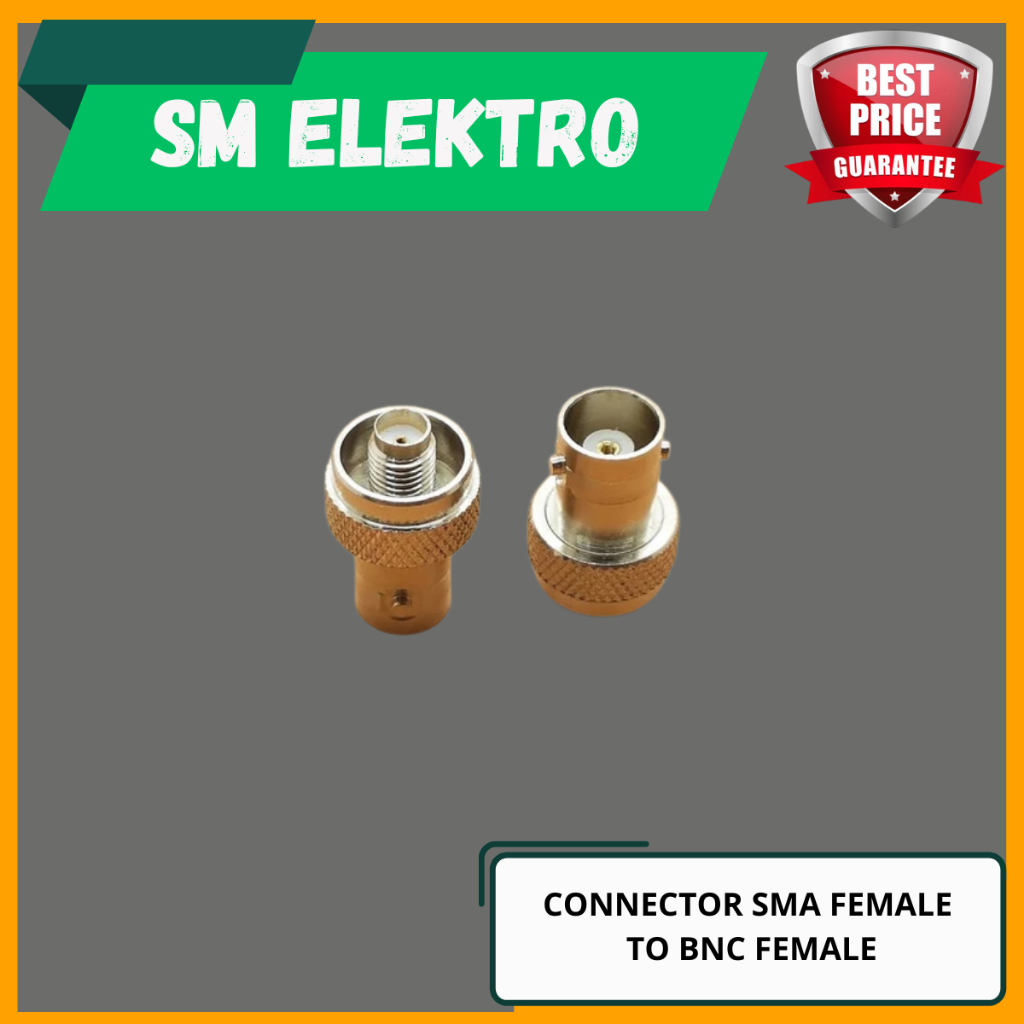 Connector SMA Female to BNC Female