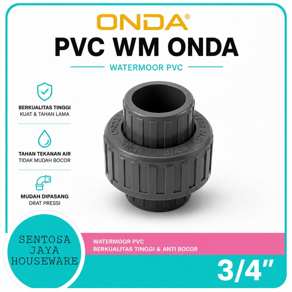 Onda Water Mur 3/4" / Water Moor PVC Onda 3/4" / Water Mur PVC 3/4"INCH ONDA