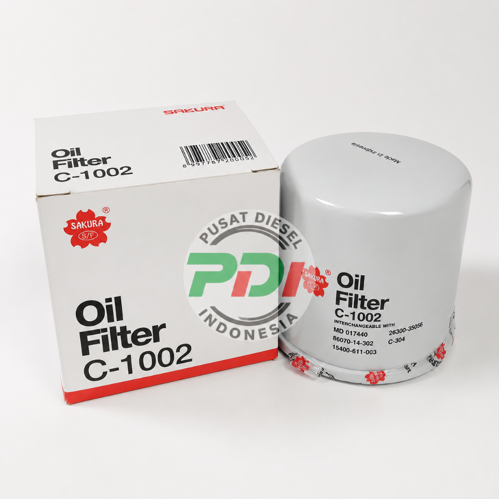 Filter Oli / Oil Filter Mitsubishi T120SS Mazda C-1002 C1002 Sakura