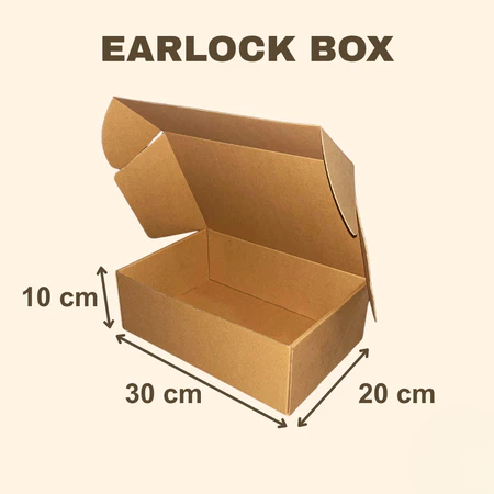 Box Kotak Karton Mailer Box Packing Makanan 30x20x10cm