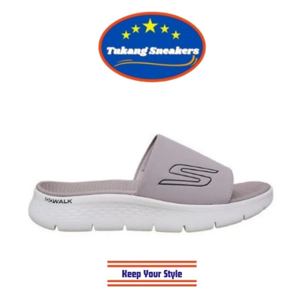 Sandal Pria Skechers Go Walk Flex Sandal Taupe SKE229404TPE