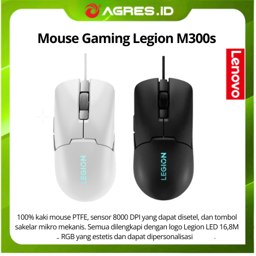 Mouse Gaming Lenovo Legion M300s RGB